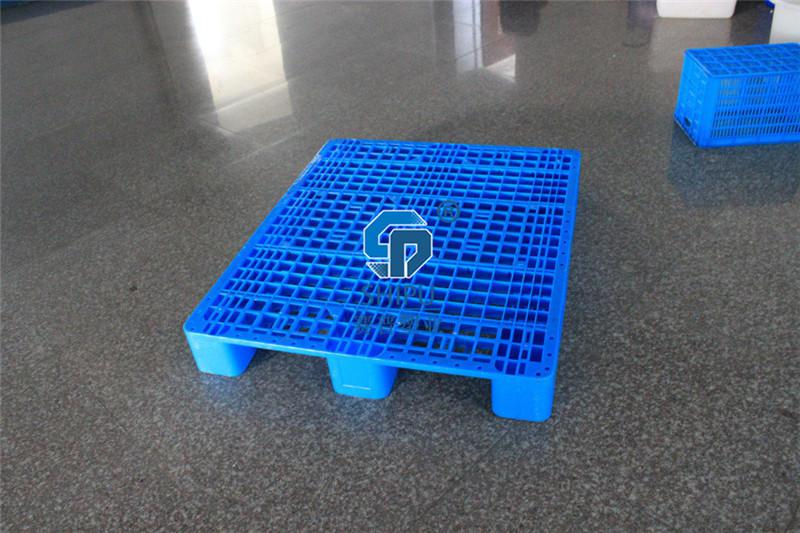 貴州倉儲(chǔ)物流1210川字加鋼管堆碼塑料托盤