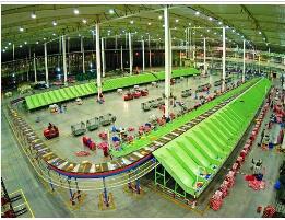 環(huán)形交叉帶式分揀系統(tǒng)、交叉帶分揀機(jī)