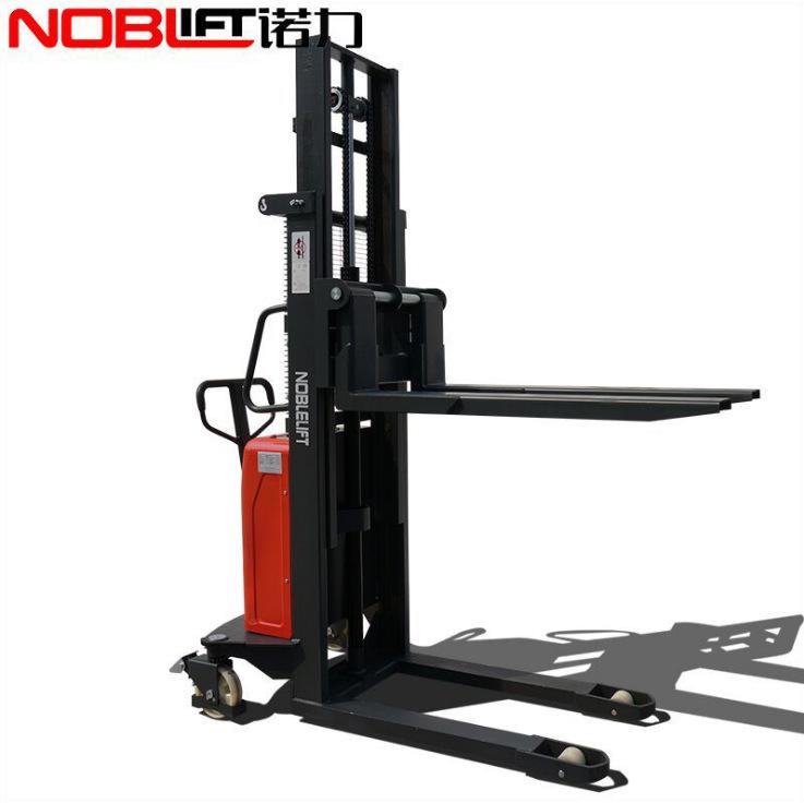 上海半電動堆高車 諾力堆垛機手動半自動液壓手搖升降叉車SPN1535