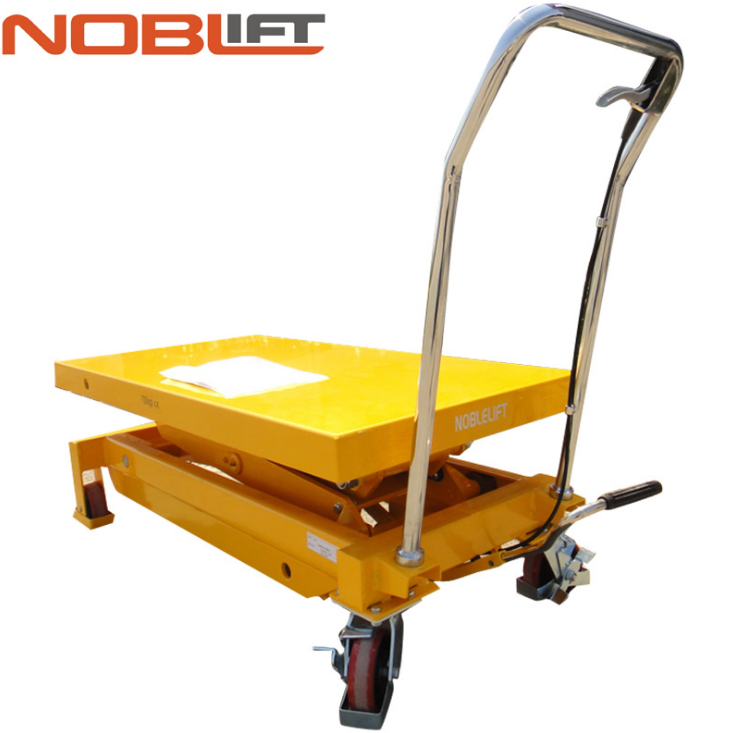 諾力手動(dòng)平臺(tái)車(chē)TFD70雙剪液壓升降模具工作業(yè)臺(tái)車(chē)700kg升高1.5M