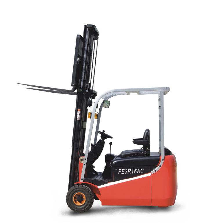 諾力座駕式FE310AC   載重1噸 三支點電動叉車 小身材高品質