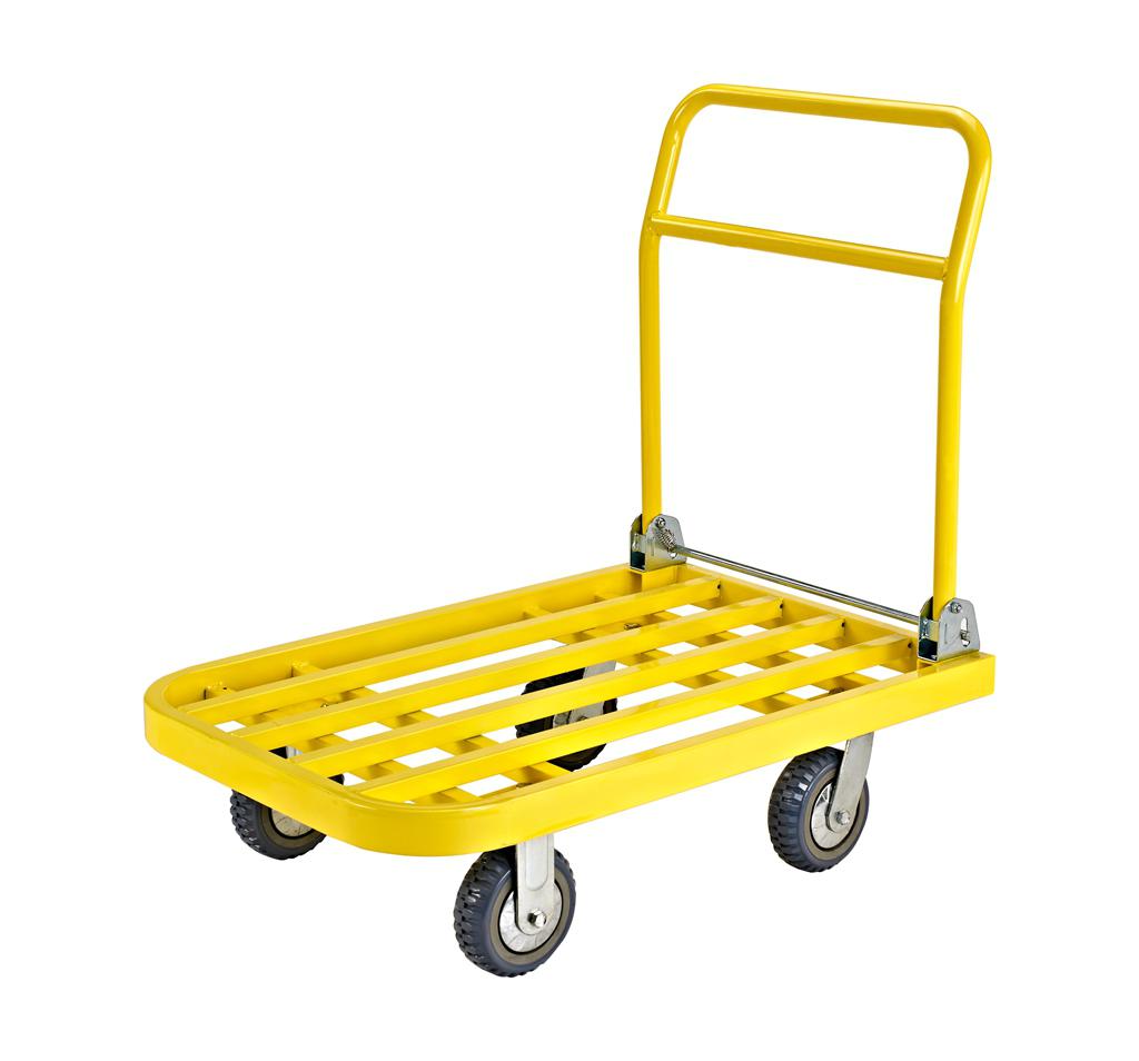 廠家90x60cm  承重300kg 超耐用優(yōu)質(zhì)方管手推車直銷