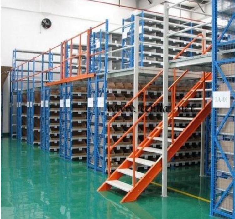 廣州鼎力倉儲貨架廠家定制閣樓平臺式貨架