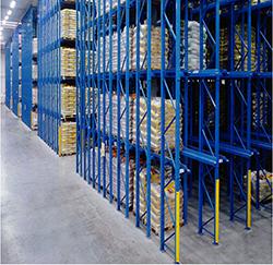 冷庫專用貨架 叉車作業(yè)高密度儲(chǔ)存冷庫食品貨架