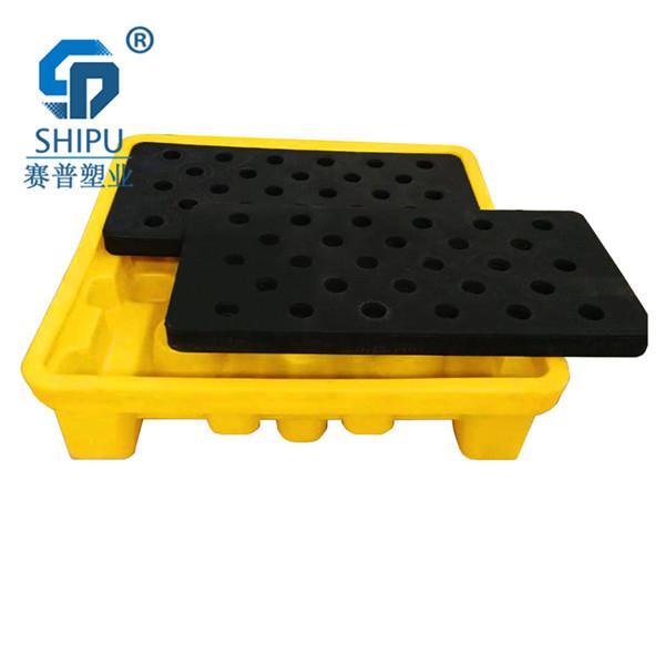 陜西西安塑料托盤廠家直銷|四桶防溢漏托盤規(guī)格|塑料接油盤