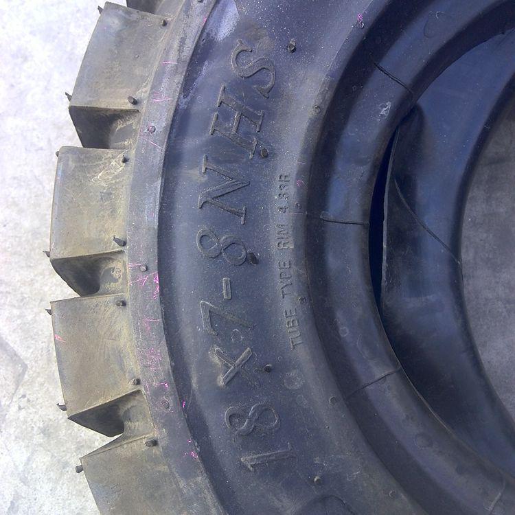出售叉子車輪胎18x7-8充氣胎