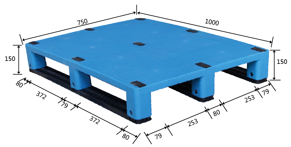 山東塑料托盤化工化肥專用 飼料水產(chǎn)品也能用的塑料托盤
