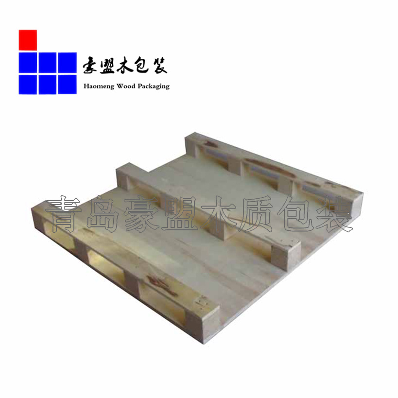 青島港出口輔助物流免熏蒸膠合板托盤(pán)
