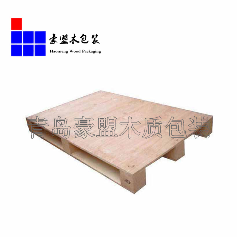青島港出口輔助物流免熏蒸膠合板托盤