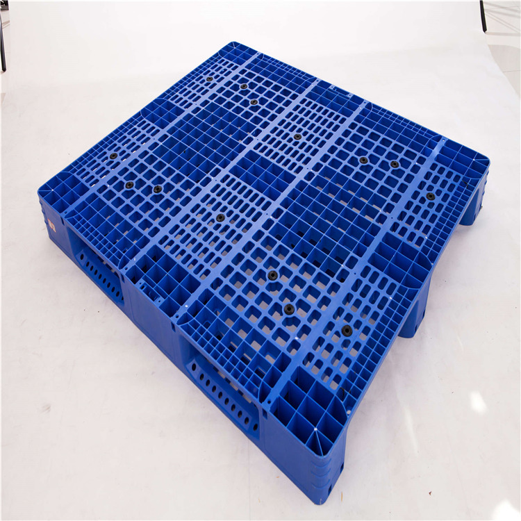 供應(yīng)1412塑料托盤可加鋼管 川字塑料卡板可上貨架