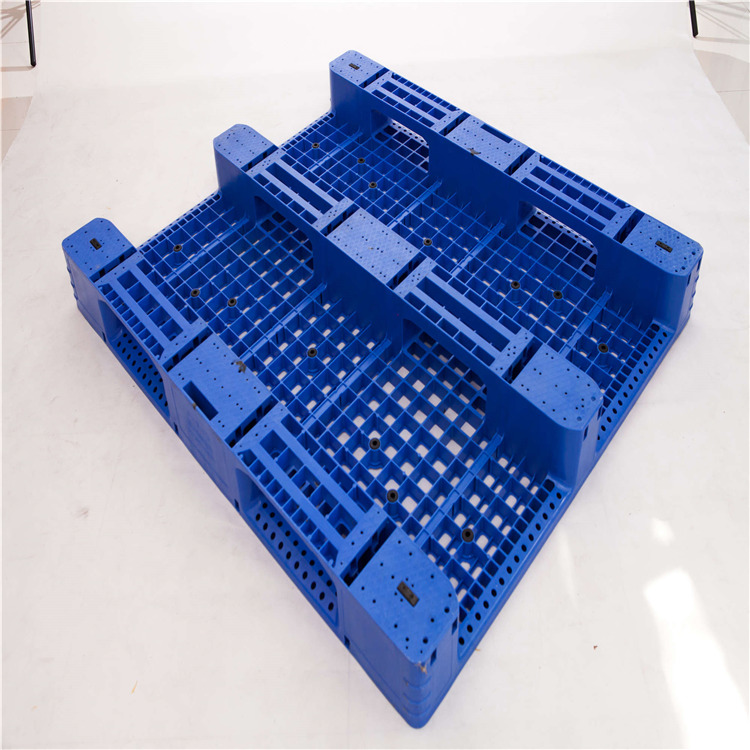 供應(yīng)1412塑料托盤可加鋼管 川字塑料卡板可上貨架