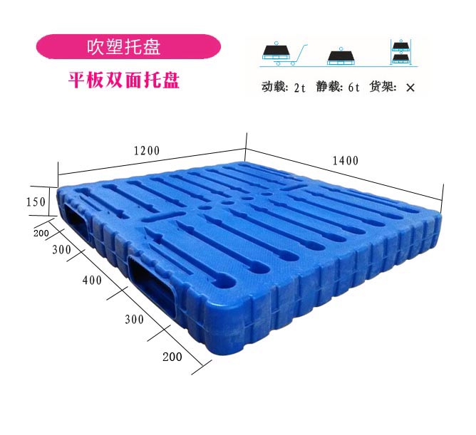 1.1*1.1米吹塑托盤雙面托盤廠家直銷1111雙面吹塑托盤生產(chǎn)廠家