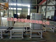 托盤井字形打包加自動纏膜流水線