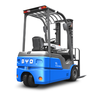 山東青島比亞迪電動(dòng)平衡重式叉車(chē)