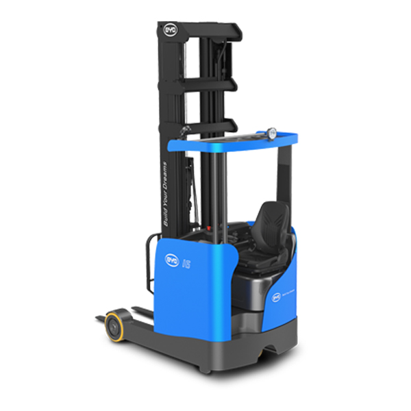 山東青島比亞迪電動(dòng)堆高式叉車