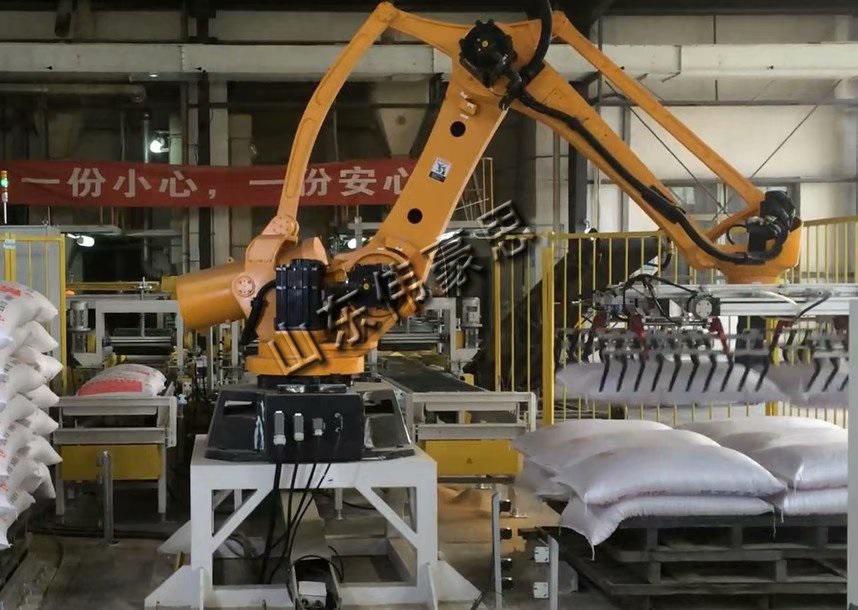 河北機械手碼垛機 龍門式碼垛機設(shè)備