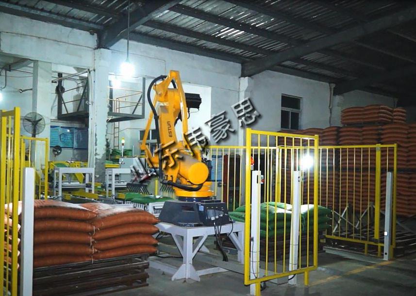 全自動(dòng)機(jī)器人拆垛機(jī) 飼料托盤卸垛設(shè)備廠家