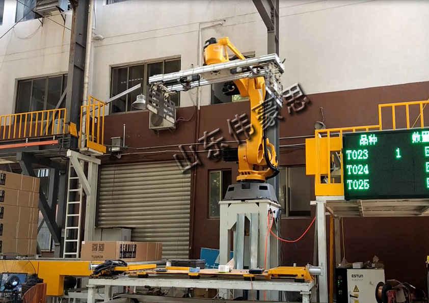 山東飲料自動(dòng)裝箱碼垛生產(chǎn)線 全自動(dòng)化裝箱機(jī)