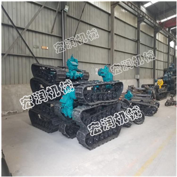 履帶底盤傳動方式 履帶底盤防護地面 微型履帶底盤總成