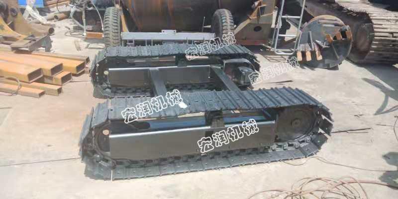 履帶底盤傳動方式 履帶底盤防護(hù)地面 微型履帶底盤總成