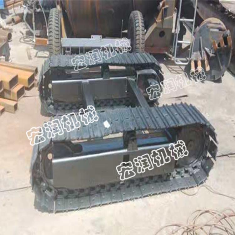 農(nóng)用機(jī)械履帶底盤  水田鋼制履帶底盤 自卸鏈軌翻斗車