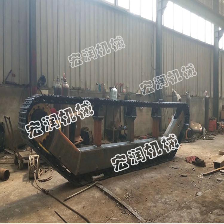 農(nóng)用機(jī)械履帶底盤(pán)  水田鋼制履帶底盤(pán) 自卸鏈軌翻斗車(chē)