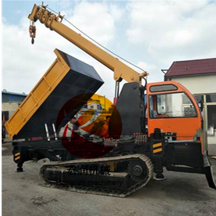 微型履帶隨車吊 履帶翻斗隨車吊 全地形履帶隨車吊