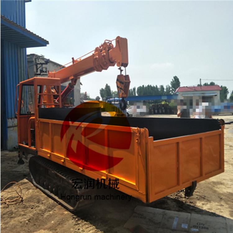 吊鋼板履帶平板吊  小型履帶隨車吊 園林專用多功能隨車吊