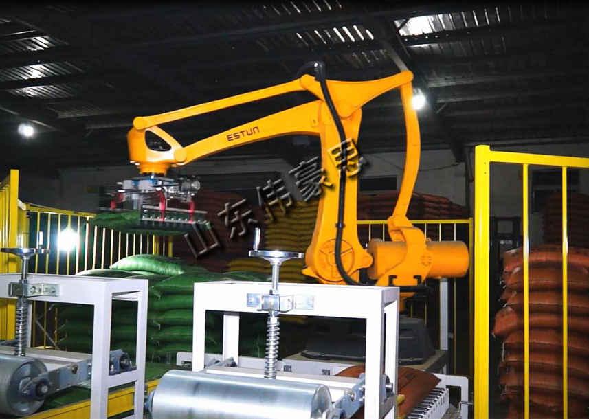 吉林氧化鋁機械手碼垛機 自動化高位碼垛機廠家