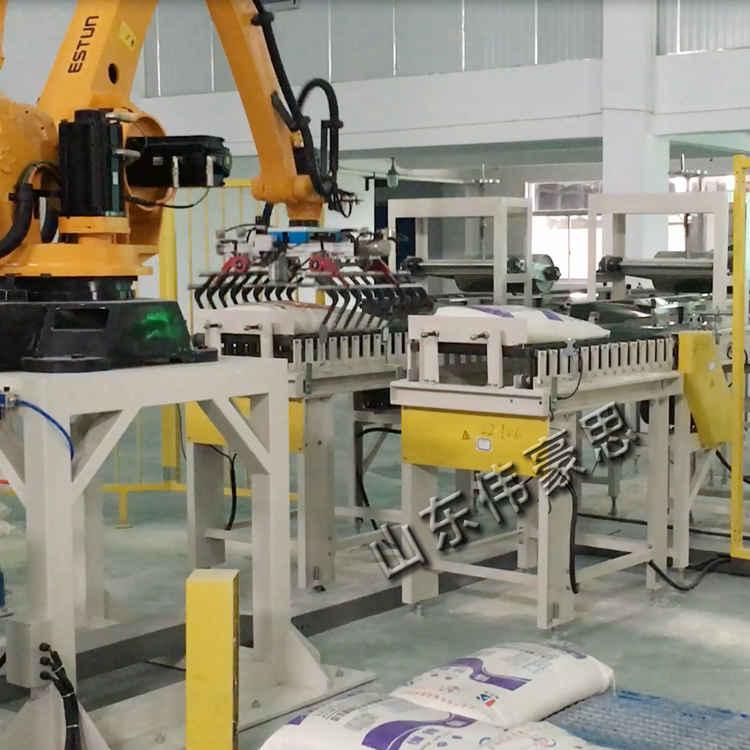 安徽膩?zhàn)臃壑悄艽a垛設(shè)備 全自動(dòng)碼垛機(jī)解決方案