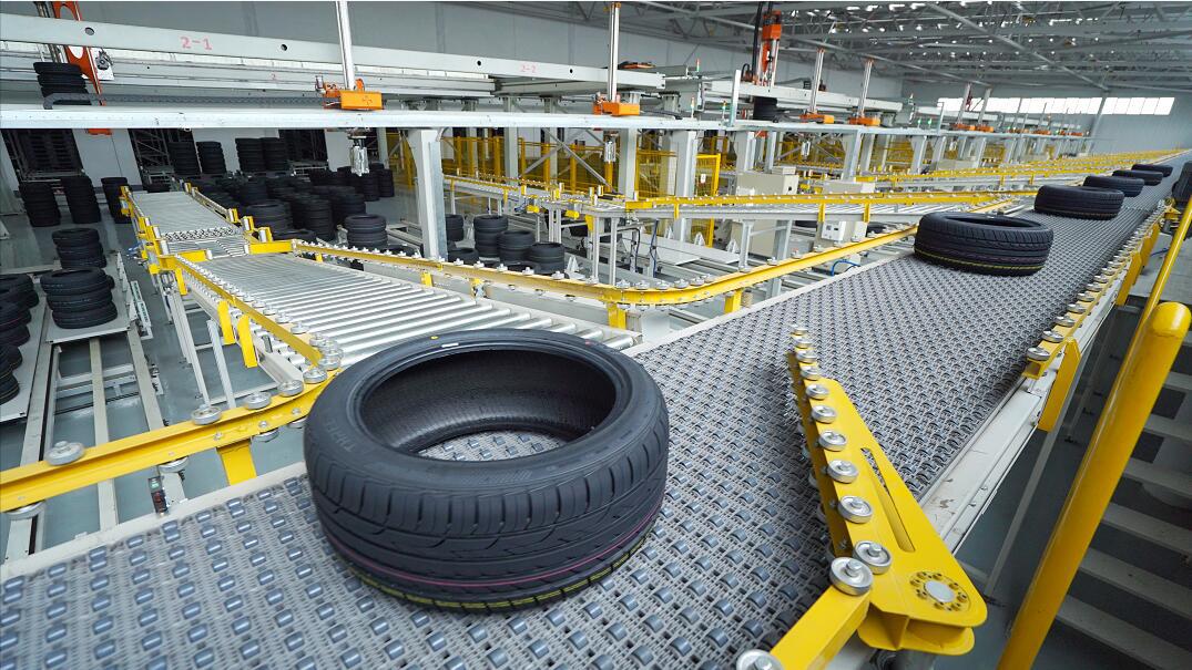 成品輪胎自動分揀系統(tǒng)