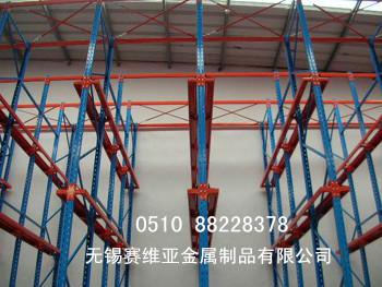 重型貨架貫通式貨架是如何進行貨物的存儲工作的