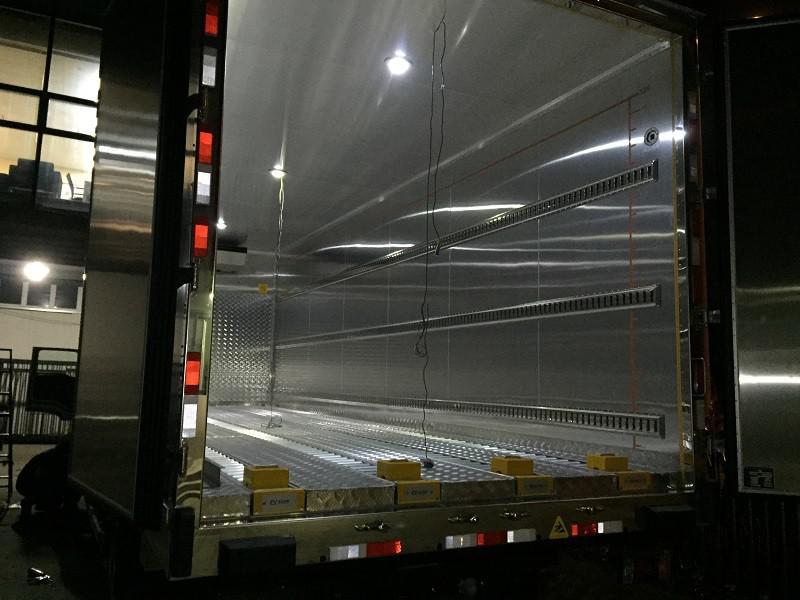 馳運裝卸無蓋板型氣動升降滾輪板 自動裝車 無人裝卸