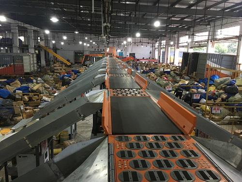 圓盤式擺輪大件分揀機