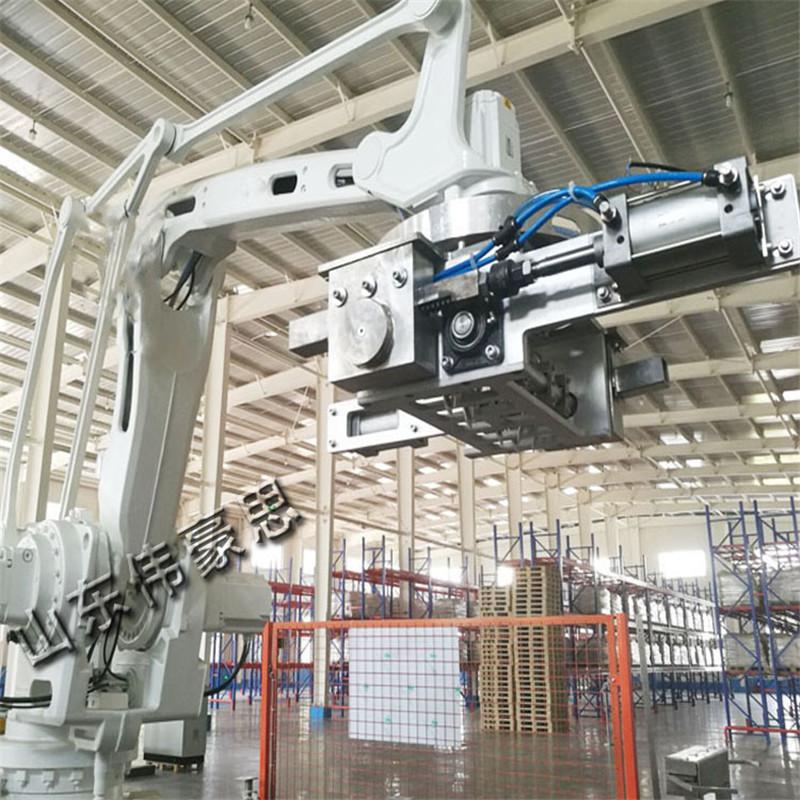 石粉自動碼垛機器人 免人工碼垛機設(shè)備