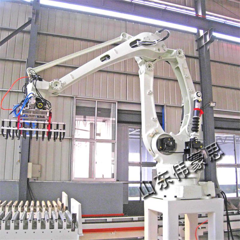 石粉自動碼垛機器人 免人工碼垛機設(shè)備