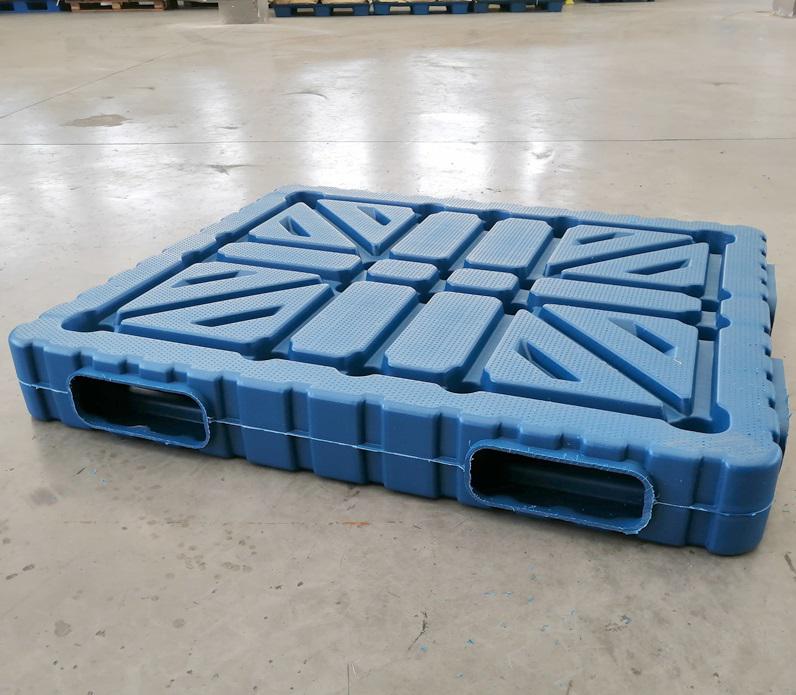 1210吹塑雙面塑料托盤錦尚來吹塑托盤價格低質(zhì)量好 花少的錢買好貨請選擇我們倉儲好幫手