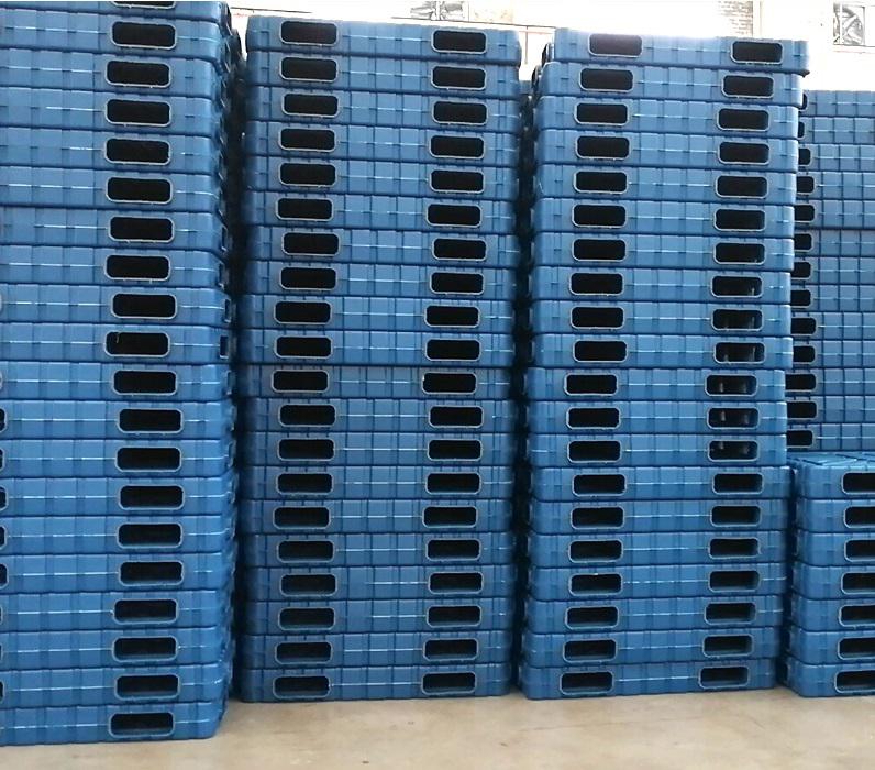 1210吹塑雙面塑料托盤錦尚來吹塑托盤價格低質(zhì)量好 花少的錢買好貨請選擇我們倉儲好幫手