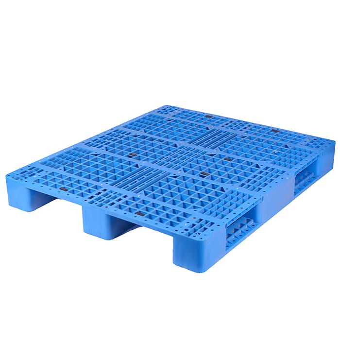 網(wǎng)格川字塑料托盤貨架倉儲(chǔ)托板周轉(zhuǎn)貨運(yùn)1412卡板叉車塑膠托盤廠家