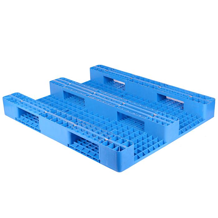 網(wǎng)格川字塑料托盤貨架倉(cāng)儲(chǔ)托板周轉(zhuǎn)貨運(yùn)1412卡板叉車塑膠托盤廠家