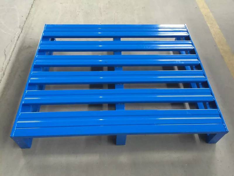 定制重型金屬托盤/兩向進(jìn)叉鐵托盤/四向雙面圓角鐵質(zhì)托盤/面粉免裝卸托盤定制