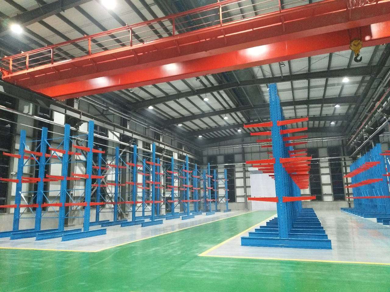 倉(cāng)庫(kù)伸臂式貨架/單面懸臂貨架/雙面多層管材存放貨架/鋁型材貨架廠家