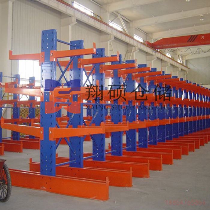倉(cāng)庫(kù)伸臂式貨架/單面懸臂貨架/雙面多層管材存放貨架/鋁型材貨架廠家