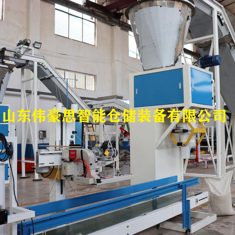山東定制飼料碼垛機(jī)器人 自動化袋料碼垛系統(tǒng)