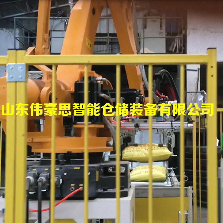 雞飼料碼垛機(jī)器人非標(biāo)定制 全自動(dòng)碼垛機(jī)廠家直供