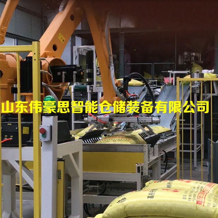 雞飼料碼垛機(jī)器人非標(biāo)定制 全自動(dòng)碼垛機(jī)廠家直供