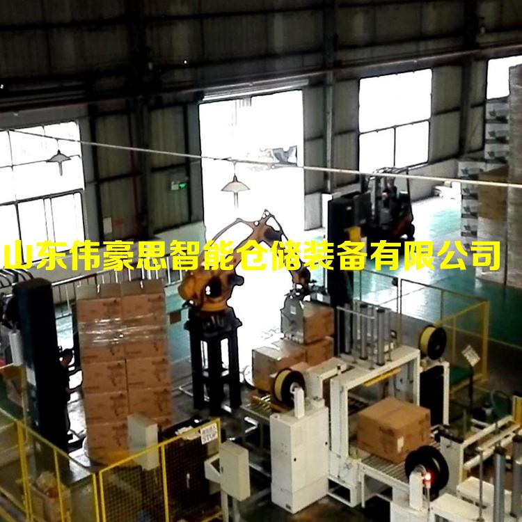 牛奶箱碼垛機器人 全自動包裝碼垛系統(tǒng)價格