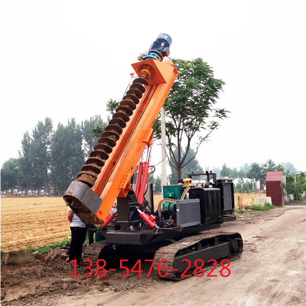 履帶光伏打樁機 履帶打樁機 履帶式鉆孔機