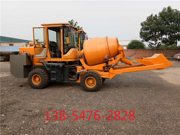 自動(dòng)裝卸移動(dòng)式混凝土攪拌車(chē)