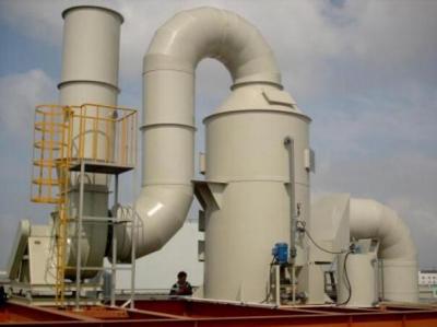 尾氣洗滌塔 衡水登峰環(huán)?？萍加邢薰? width=